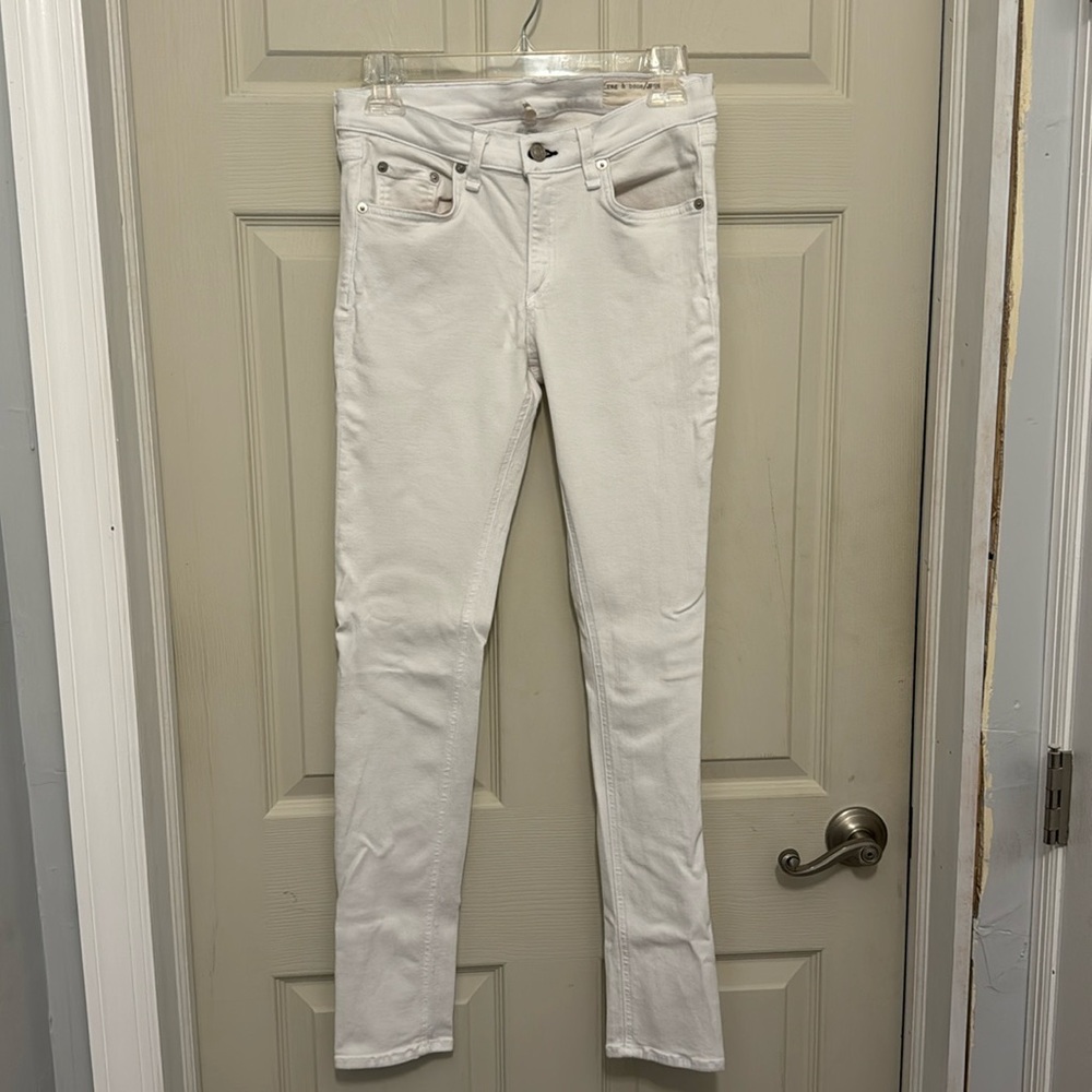 Women’s Rag & bone Mid Rise white skinny Jean size 28